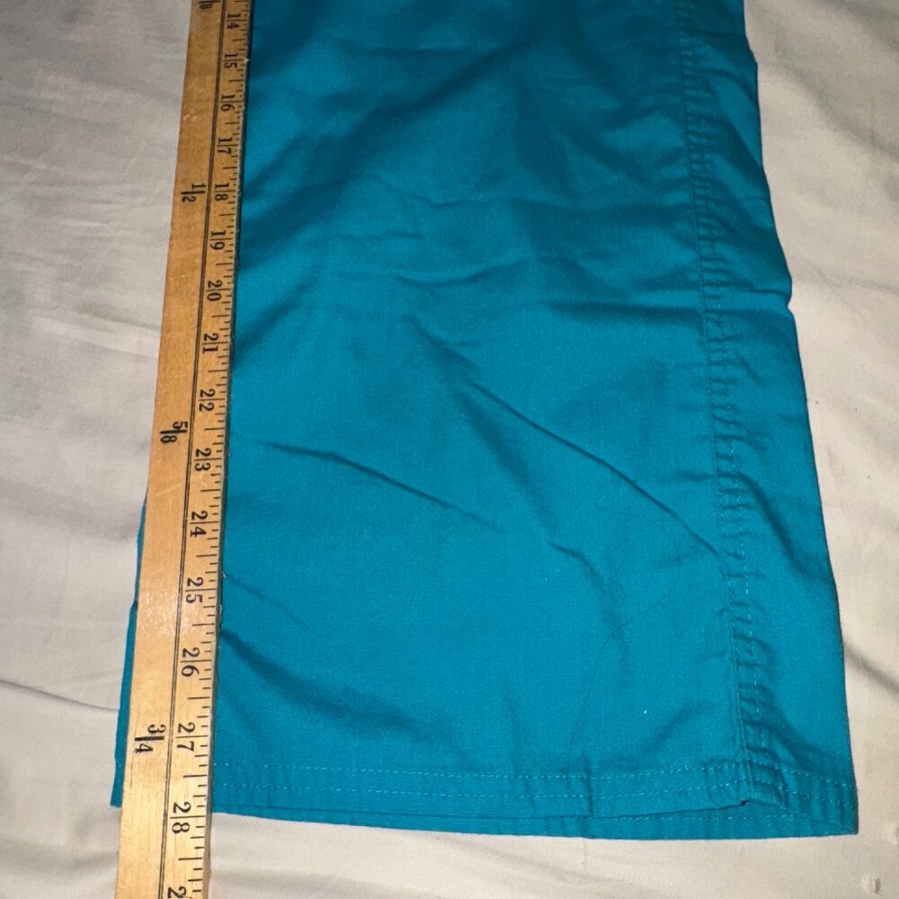 Dickies Teal Scrub Set V-Neck Top & Elastic Waist Pants Size LG/GG - Picture 15 of 16